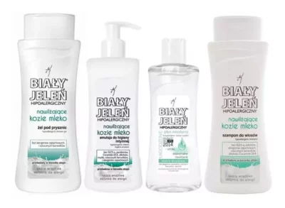 Biały Jeleń: szampon, żel pod prysznic i do higieny intymnej