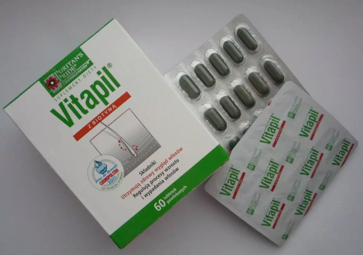 Vitapil z Biotyną - moja opinia tabletek na włosy
